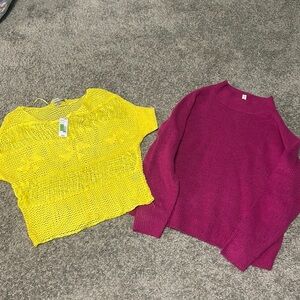 Bundle of two woman’s tops - small / medium